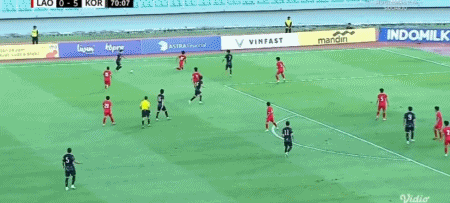 韩国U23 7-0狂胜老挝U23